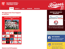 Tablet Screenshot of braves.com.au